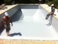Changement d'un liner sur une piscine panneaux au beausset