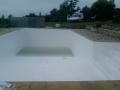 Rénovation d'une piscine traditionnelle polyester blanc à bandol